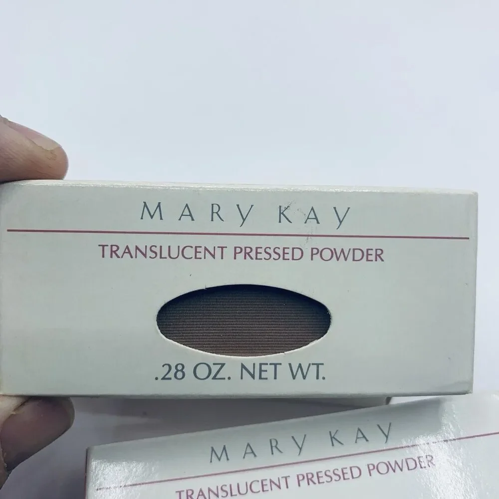 Mary Kay Translucent Pressed Powder, #0037 Soft Topaz, .28 ounces, RARE Set Of 3